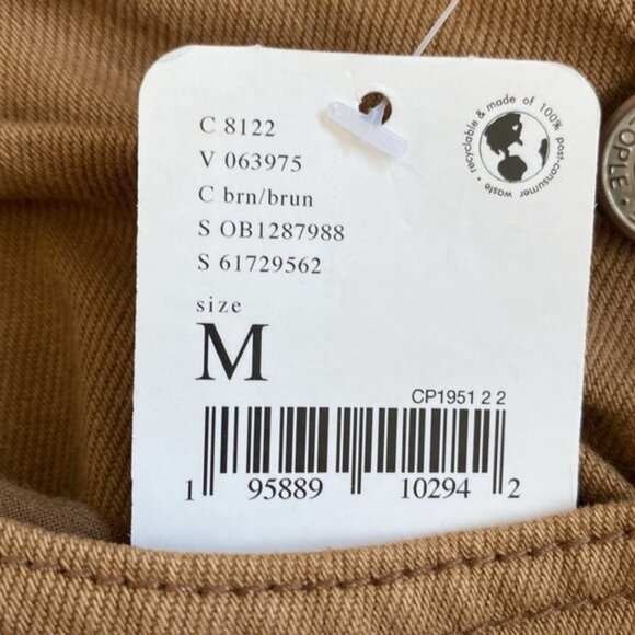 Free People Ziggy Overalls in Pioneertown Tan Size M - Picture 7 of 10